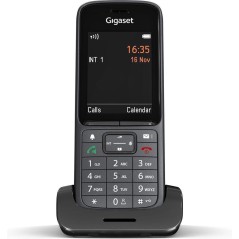 Gigaset SL800H PRO Extra Cordless Handset - No Caller ID - Sleek Black Gray Design - Upgrade Your Communication with Style!